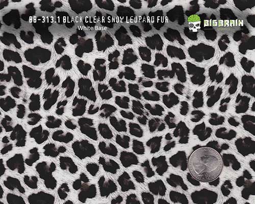 313 Black Clear Leopard