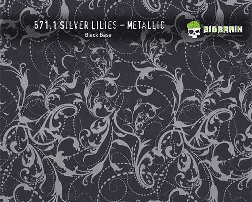 571.1 Silver Lilies - Metallic