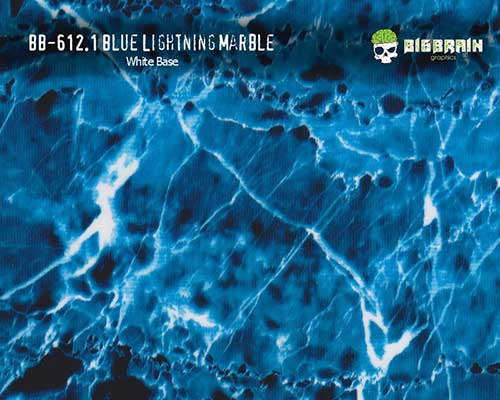 612.1 Blue Lightening Marble
