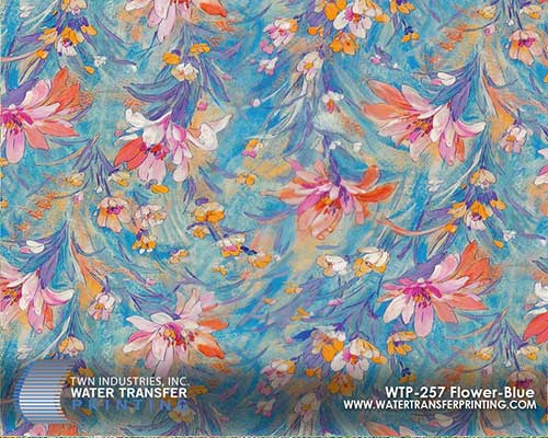 WTP-257 Flower Blue
