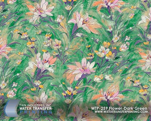 WTP-259 Flower-Dark Green