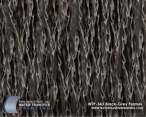 WTP-343 Black-Grey Flames