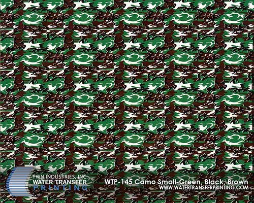 WTP-145 Camo Small - Green, Black Brown