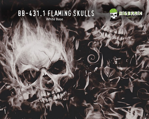 BB-431.1 Flaming Skulls