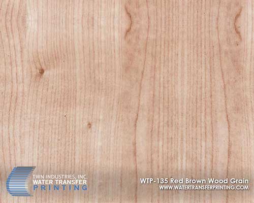 WTP-135 Red Brown Wood Grain
