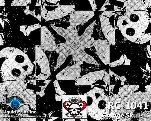 RC-1041 Grunge Skulls 4